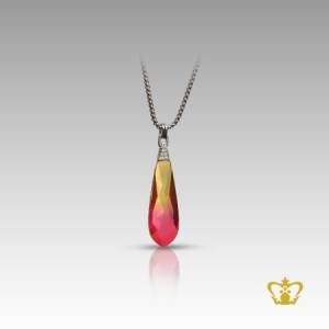 Alluring-opulent-red-amber-crystal-drop-pendant-exquisite-gift-for-her