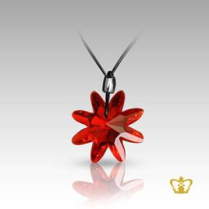 Lovely-red-crystal-flower-pendant-elegant-gift-for-her