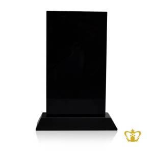 Handcrafted-Black-Crystal-Rectangular-Trophy-Customize-Text-Engraving-Logo-Base-UAE-Famous-Gifts