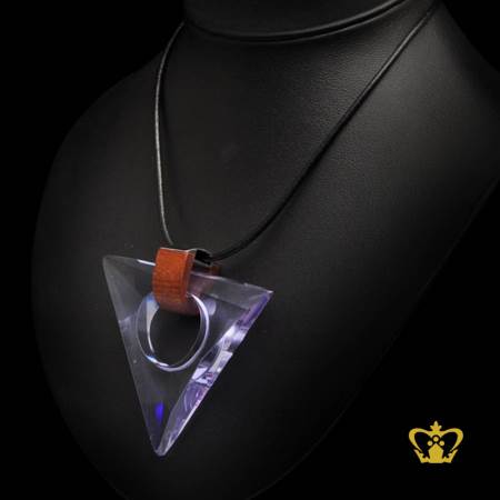 Violet-triangular-crystal-pendant-stylish-gift-for-her