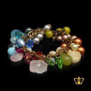 multi-color-bracelet-embellished-with-sparkling-crystal-stone-and-pearl