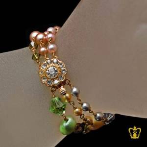 multi-color-bracelet-embellished-with-sparkling-crystal-stone-and-pearl