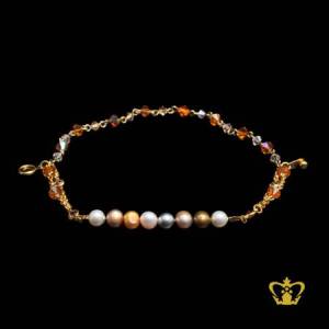 Colorful-bracelet-inlaid-with-shining-crystal-stone-and-pearl