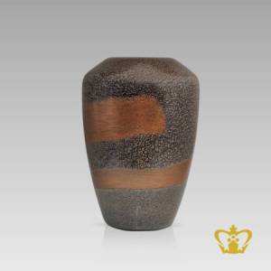 A-lovely-brown-handcrafted-vase-with-an-artistic-pattern-a-luxurious-decorative-housewarming-gift-souvenir