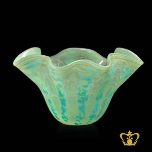 Decorative-green-crystal-fruit-bowl