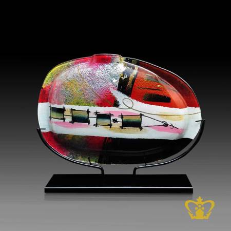 Artistic-vibrant-multicolored-crystal-vase