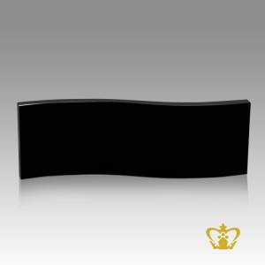 Black-crystal-crescent-wave-theme-plaque-Customize-logo-text