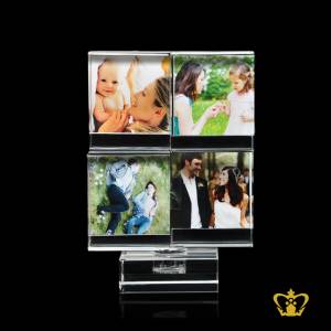Personalized-Crystal-Rotating-Photo-Frame-for-desktop-customized-with-your-Photo-name-designation-logo