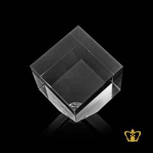 Personalized-Custom-3D-2D-holographic-photo-etched-engraved-inside-the-crystal-tilted-cube-with-rotating-metal-on-bottom