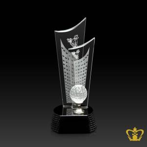 Personalized-Crystal-Twin-Golf-Trophy-Stands-On-Black-Crystal-Base-Customized-Text-Engraving-Logo
