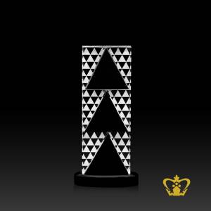 Rectangle-trophy-vertical-with-crystal-triangle-and-black-base-customized-logo-text-