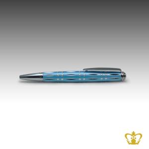 Manufactured-Artistic-Metal-Writing-Pen-with-Crystal-Stones-and-Intricate-Details