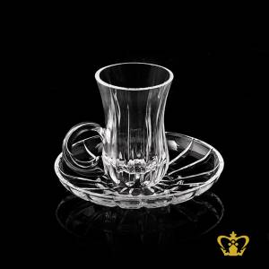 Traditional-Arabic-tea-crystal-cups-with-saucer-handcrafted-modish-cuts