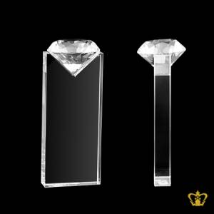 Crystal-Diamond-Crowned-Rectangular-Vertical-Plaque-Trophy-Customized-Logo-Text-7-IN-X-2-75-INX20MM