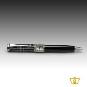Writing-pen-black-with-clock-attached-gift-for-him-fathers-day