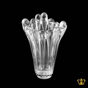 Luminous-fancy-handcrafted-crystal-vase-elegant-decorative-gift-exotic-sophisticated-pattern