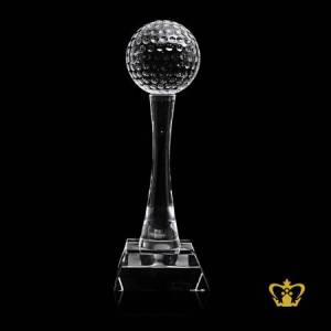 Personalized-Crystal-Golf-Trophy-stands-on-Crystal-Rod-and-Clear-Crystal-Base-Customized-Text-Engraving-Logo