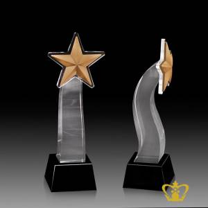 Personalized-Crystal-Trophy-with-Theme-Star-Shape-Customized-Text-Engraving-Logo-Base-UAE-Famous-Gifts