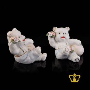 A-Masterpiece-Ceramic-Teddy-Bear-in-a-sitting-position
