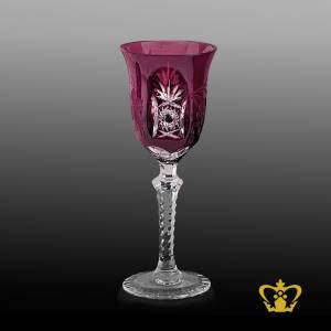Enchanting-amethyst-stylish-epoch-crystal-liqueur-glass-with-handcrafted-pattern-and-elegantly-hand-carved-stem-2-oz
