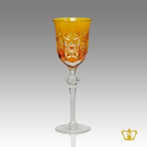 Alluring-Amber-elegant-red-wine-crystal-goblet-with-intense-star-cuts-and-grapevine-hand-carved-stylish-clear-stem