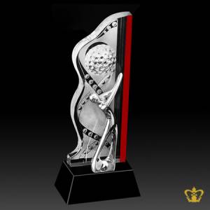 Personalized-Crystal-Golf-Curvy-Trophy-with-Metal-Golf-Man-Stands-On-Black-Crystal-Base-Customized-Text-Engraving-Logo