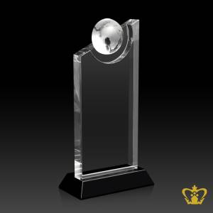 Personalized-Crystal-Half-Globe-Trophy-stands-on-Black-Bevel-Base-Custom-Text-Engraving-Logo-Base-UAE-Famous-Souvenirs