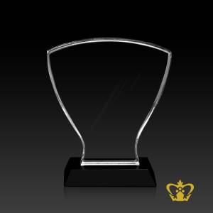 Crystal-emirates-cricket-trophy-with-stand-on-black-base-customized-logo-text