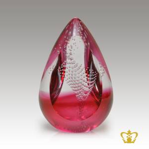 GLR-PW-15CM-RED-CLEAR-BUBBLES-13-619-R