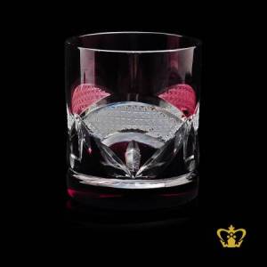 Gorgeous-Amethyst-whiskey-tumbler-intense-striking-leaf-diamond-cuts-traditional-crystal-glass-with-modern-touch