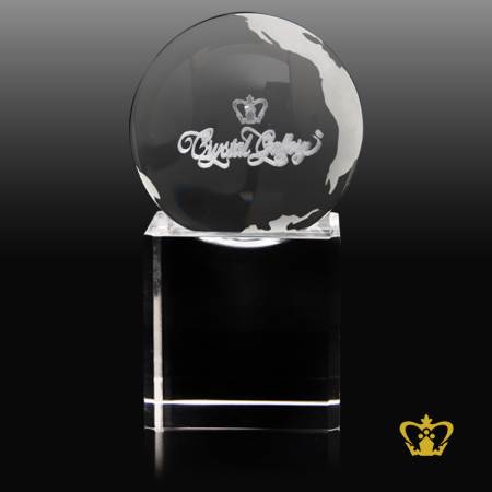 Personalized-Crystal-Globe-with-Base-For-Desk-Desktop-Customized-With-Your-Name-Designation-Logo