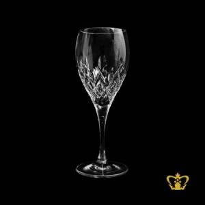 Crystal-sherry-glass-with-long-stem-and-handcrafted-Stuart-cuts-on-the-goblet