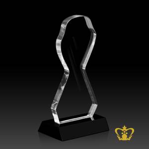 Cutout-Customized-plaque-memento-Logo-engrave-with-black-crystal-base-5-5X3-IN