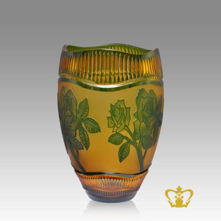 Amber-floral-crystal-vase