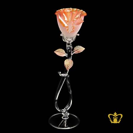 A-masterpiece-crystal-replica-of-a-rose-with-Intricate-detailing-embellish-with-crystal-leaves