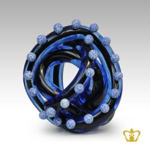 MRT-KNOT-PAPER-WEIGHT-8-IN-BLUE