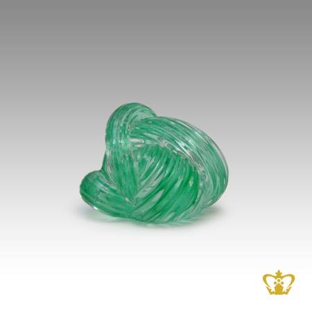 MRT-KNOT-PAPER-WEIGHT-2-25IN-L-GREEN