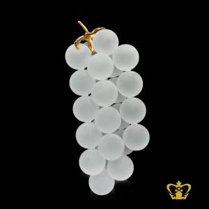 MRT-GRAPES-FROSTED-W-METAL-GOLD-LEAF-10INC
